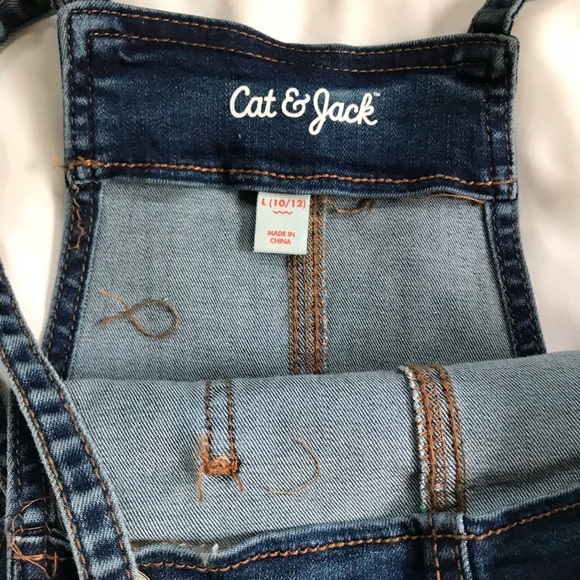 Denim Overall Mini Dress - Picture 4 of 8